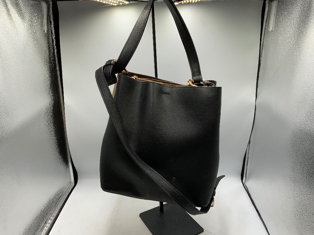 Black Coach Bucket Bag
