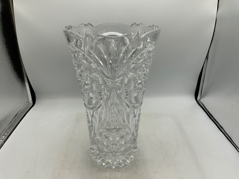 Lg Crystal Vase