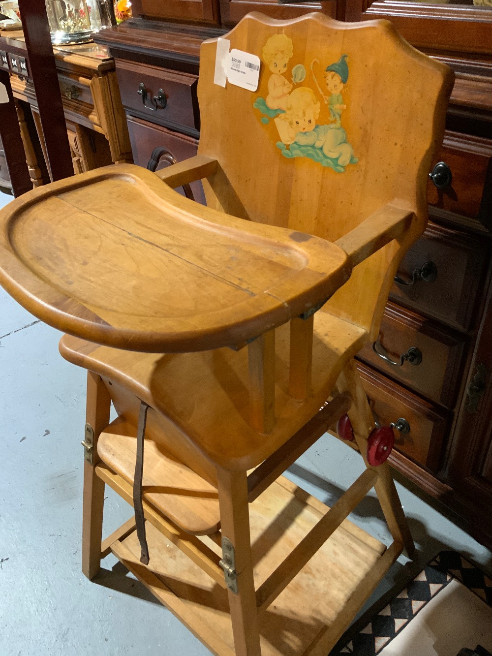 Wood High Chair