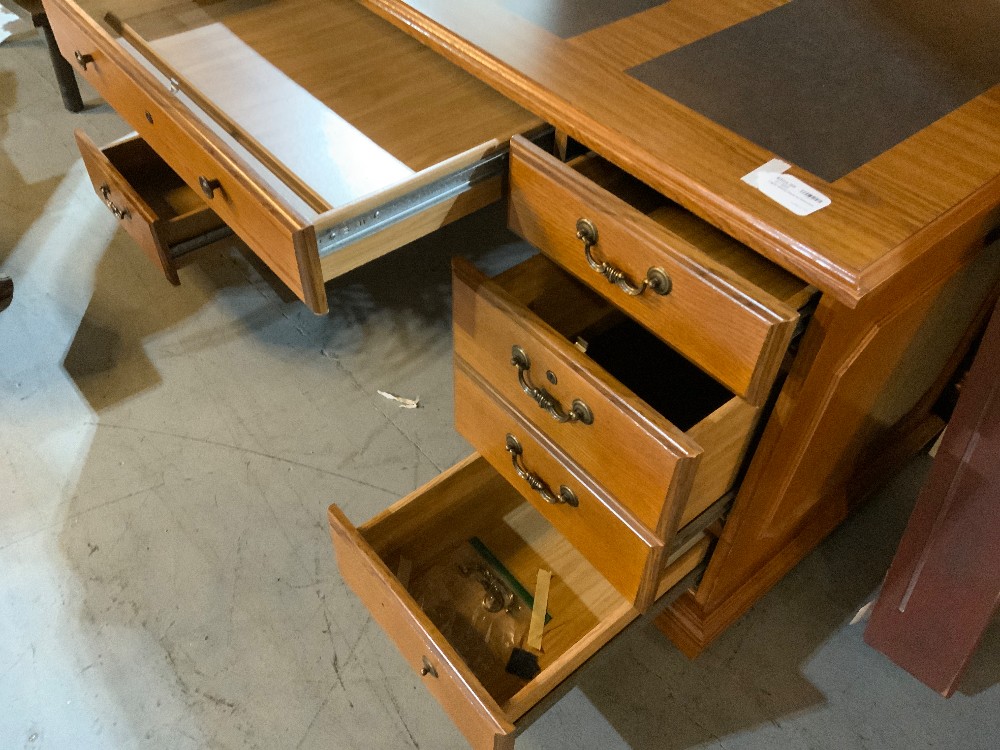 Light Wood Desk w/ Drawers