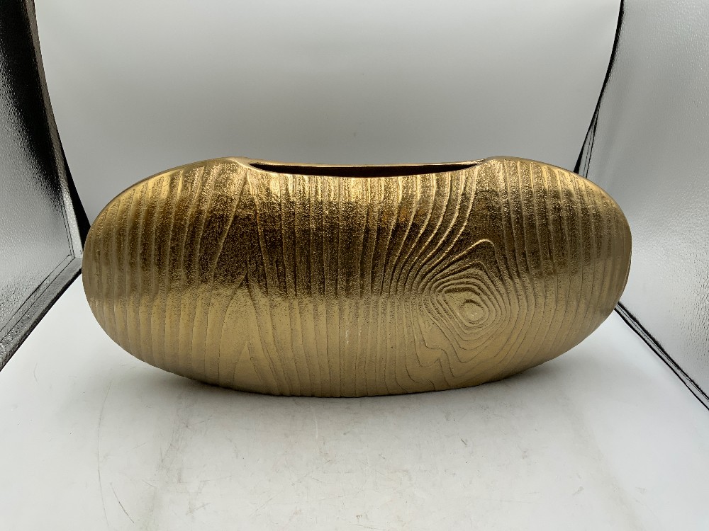 Gold Texture Vase - Lg