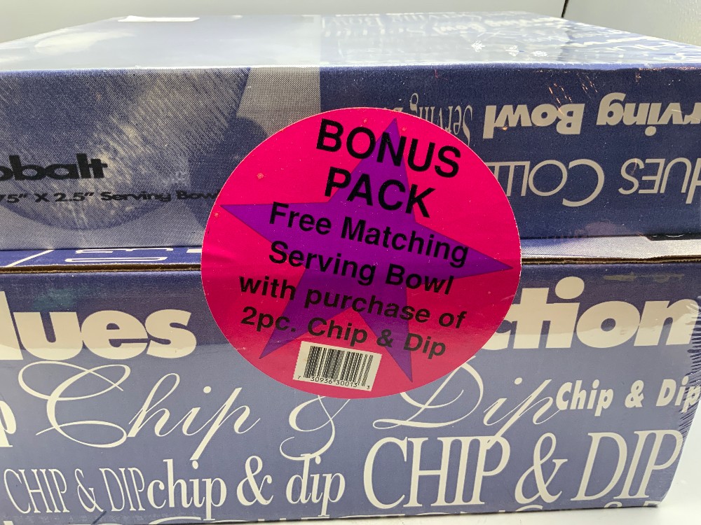 NEW Cobalt Serving Bowl Set