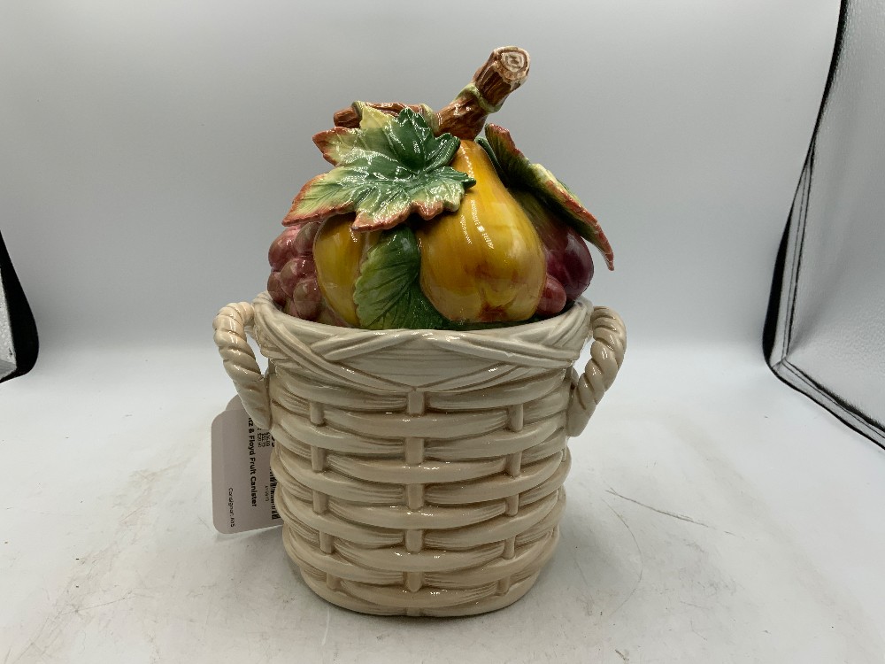 Fitz & Floyd Fruit Canister