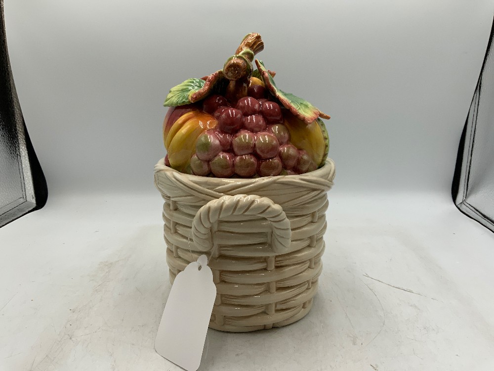 Fitz & Floyd Fruit Canister