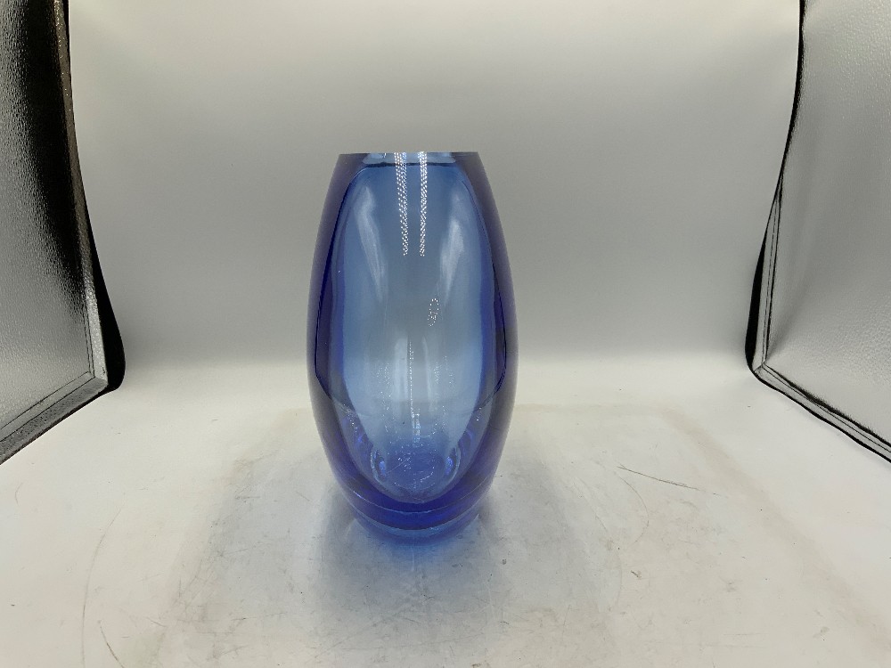 Blue Glass Vase