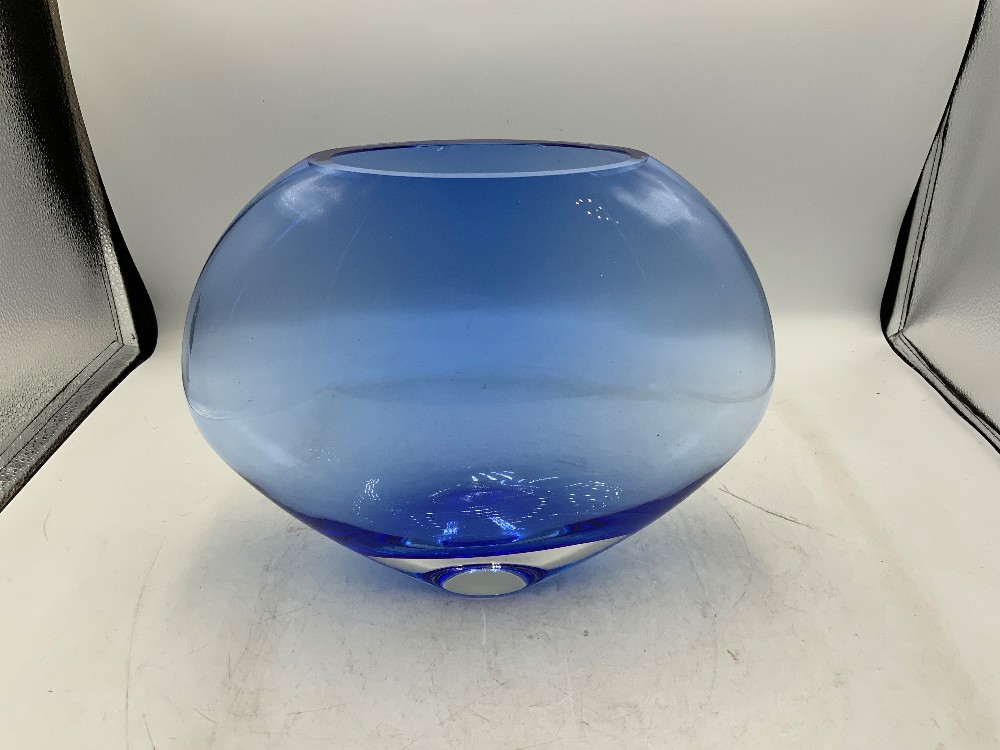 Blue Glass Vase