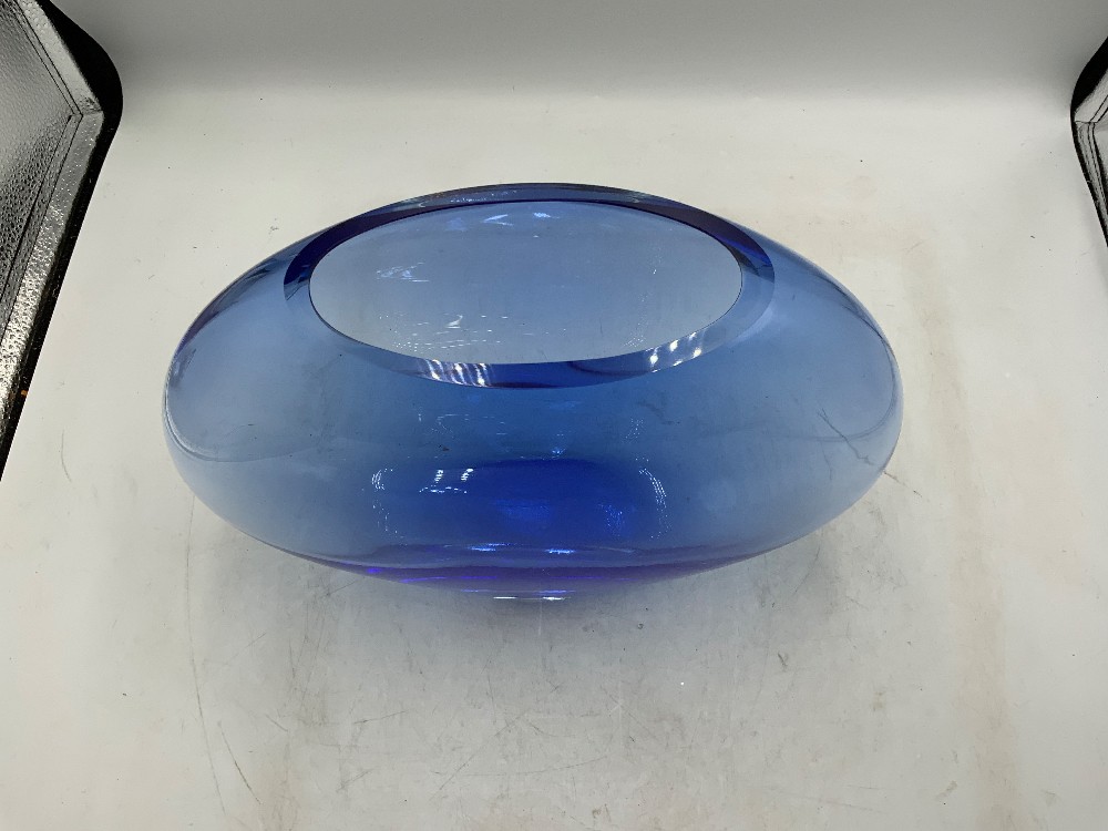 Blue Glass Vase
