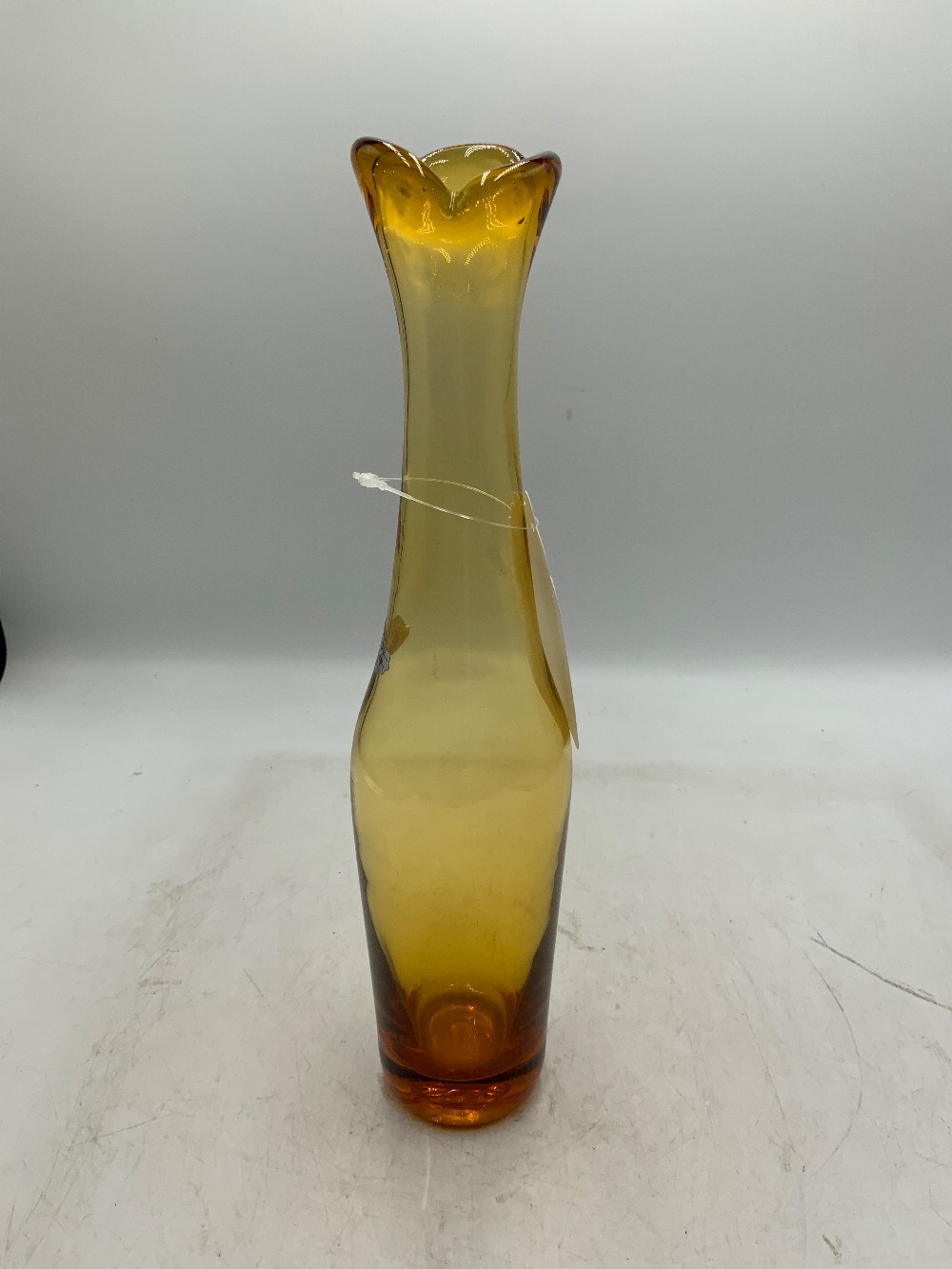 Blenko Amber Bud Vase