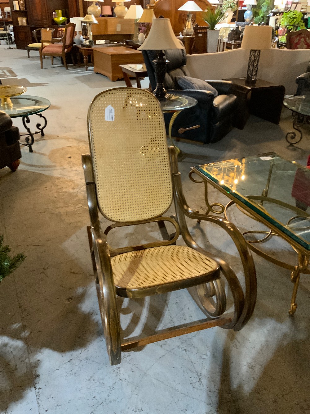 Bentwood and Cane Rocker