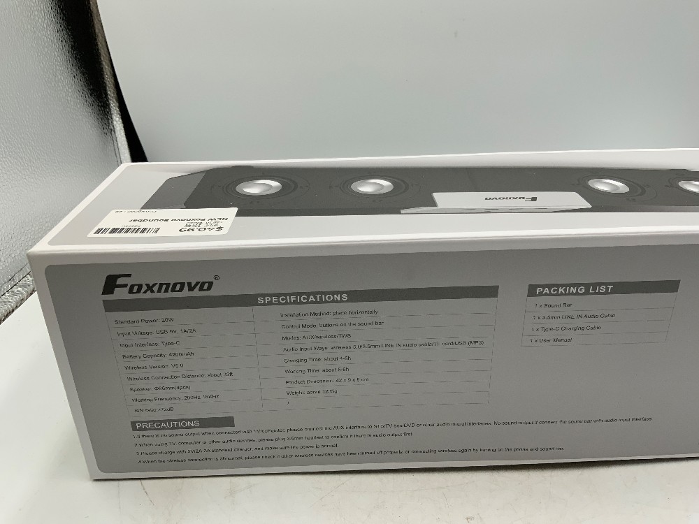 NEW Foxnovo Soundbar
