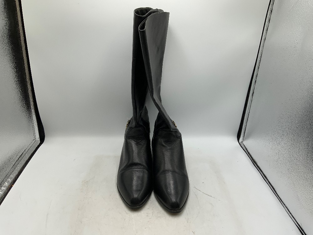 AJ Valenci Black Boots Sz 8