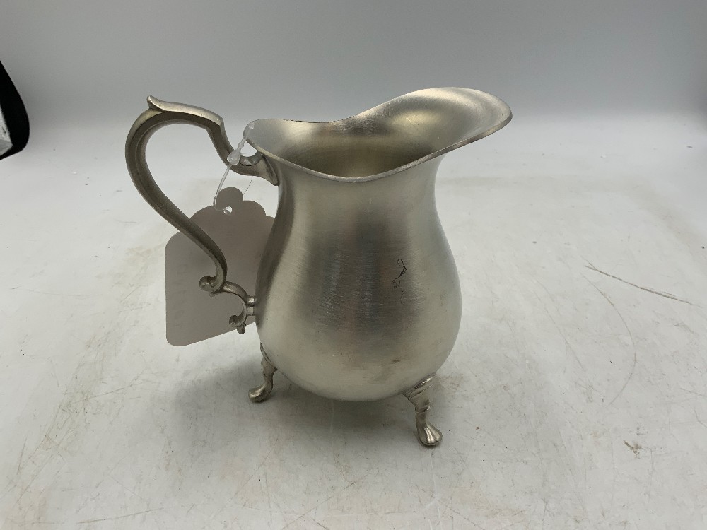 Pewter Coffee Pot, Cream & Sugar 3 pc Set