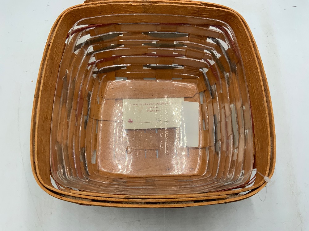 Longaberger 1995 Square Berry Basket