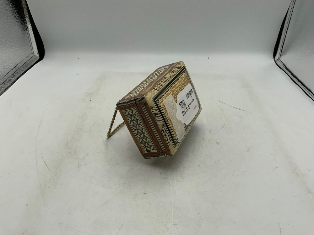 Morroccan Jewelry Box Red Velvet Interior