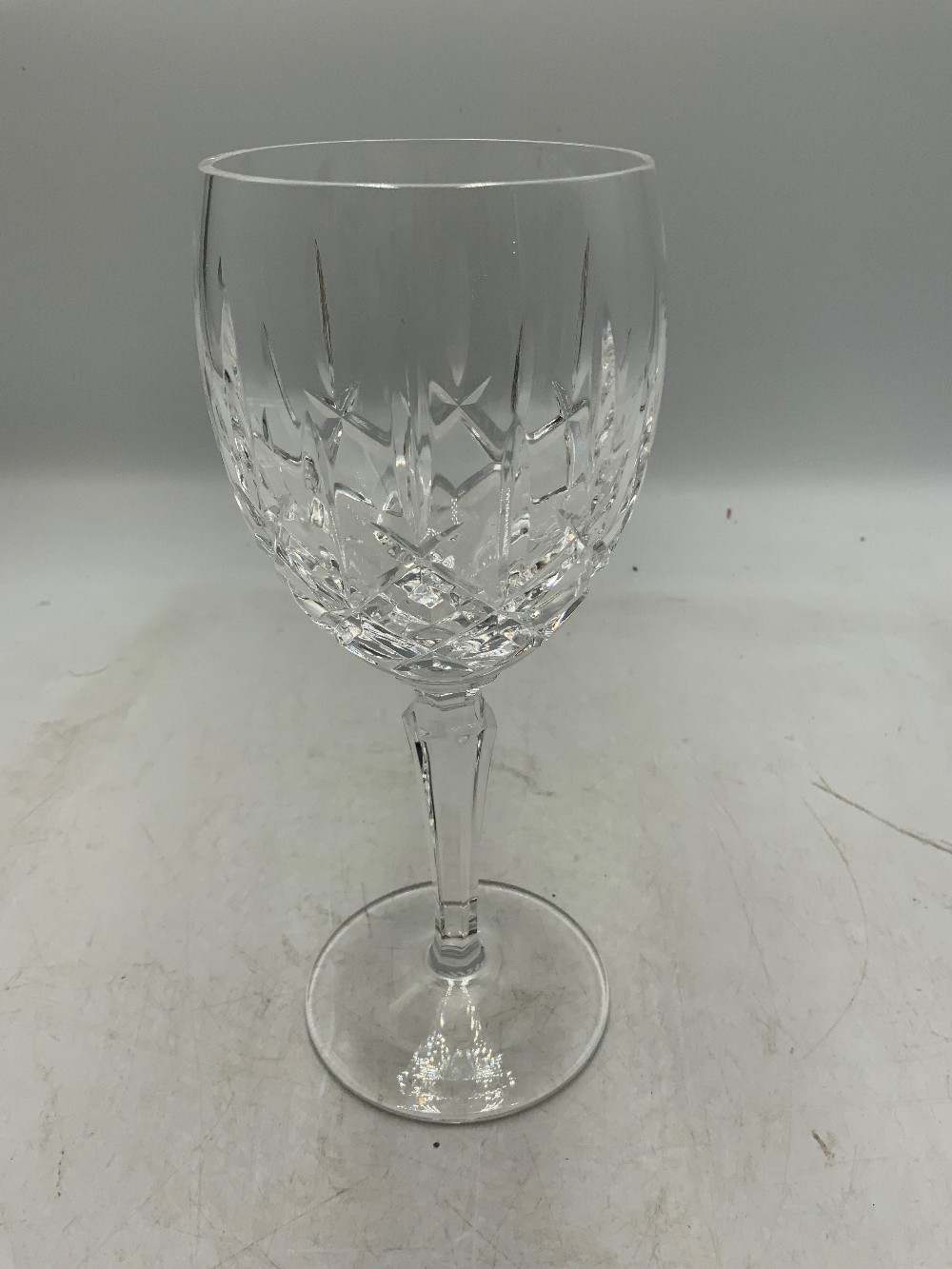 Gorham Lg Crystal Wine Glasses - Set of 2