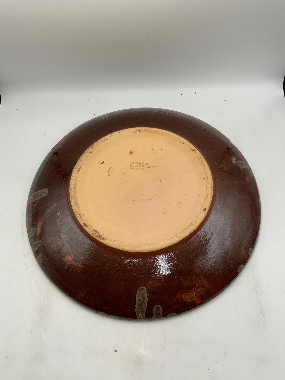 XL Decorative Pottery Plate