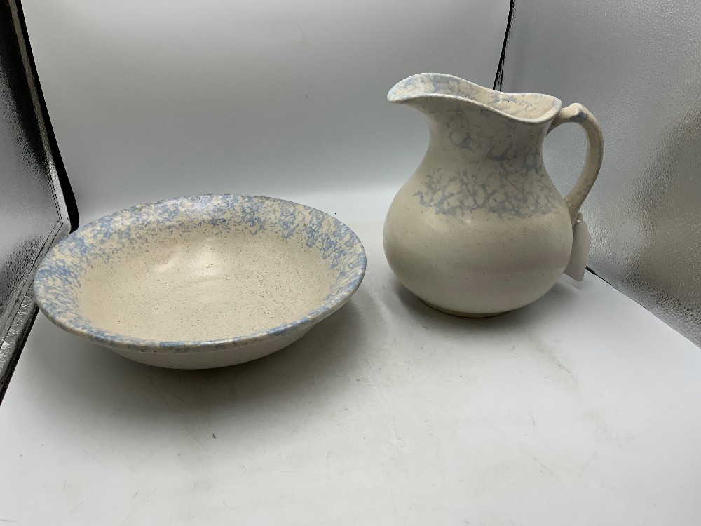 Vintage Robinson Ranbottom Pitcher / Bowl Set