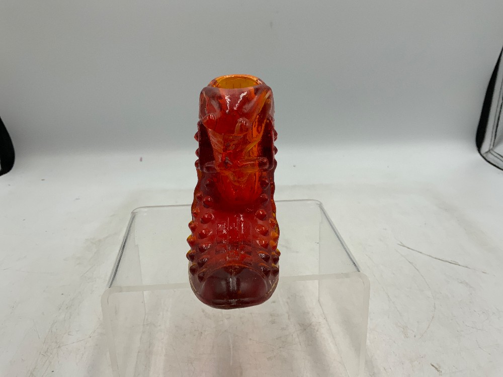 Fenton Glass Slipper