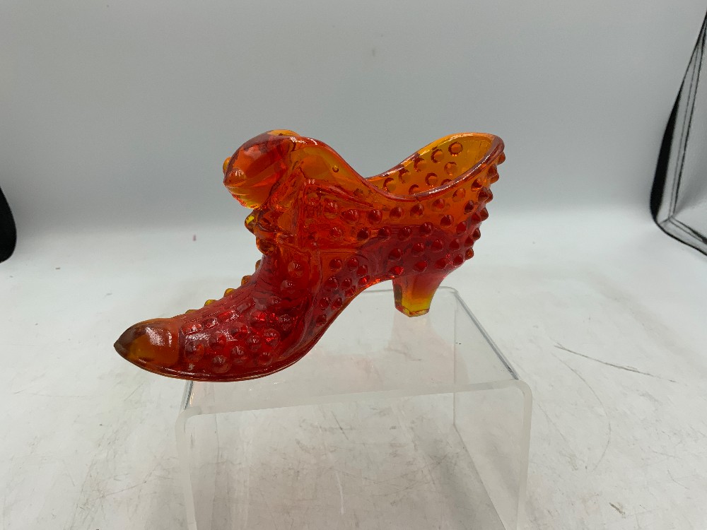 Fenton Glass Slipper