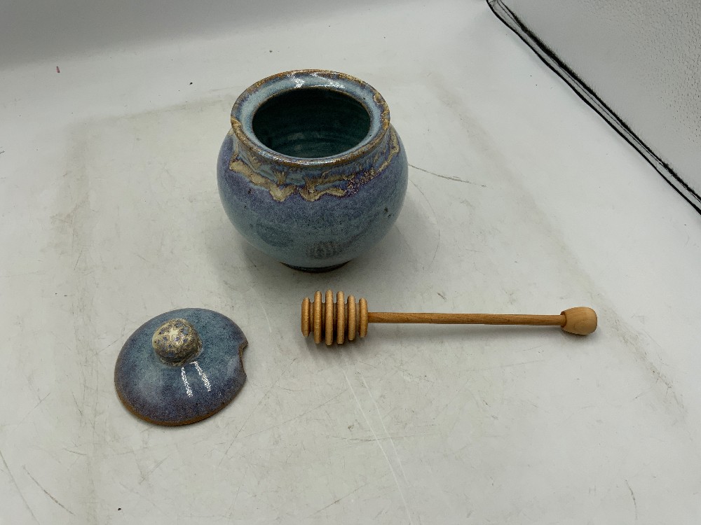 Pottery Honey Pot
