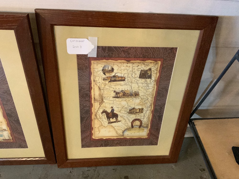 3 pc Framed Art Set