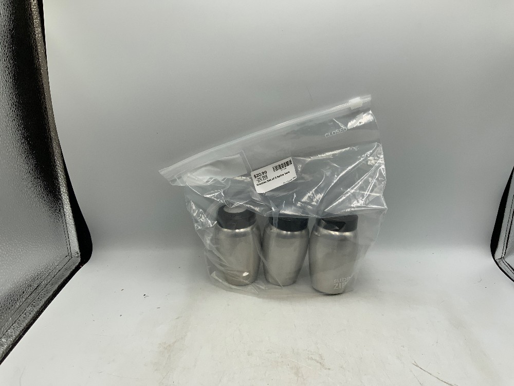 Kromex Set of 3 Spice Jars