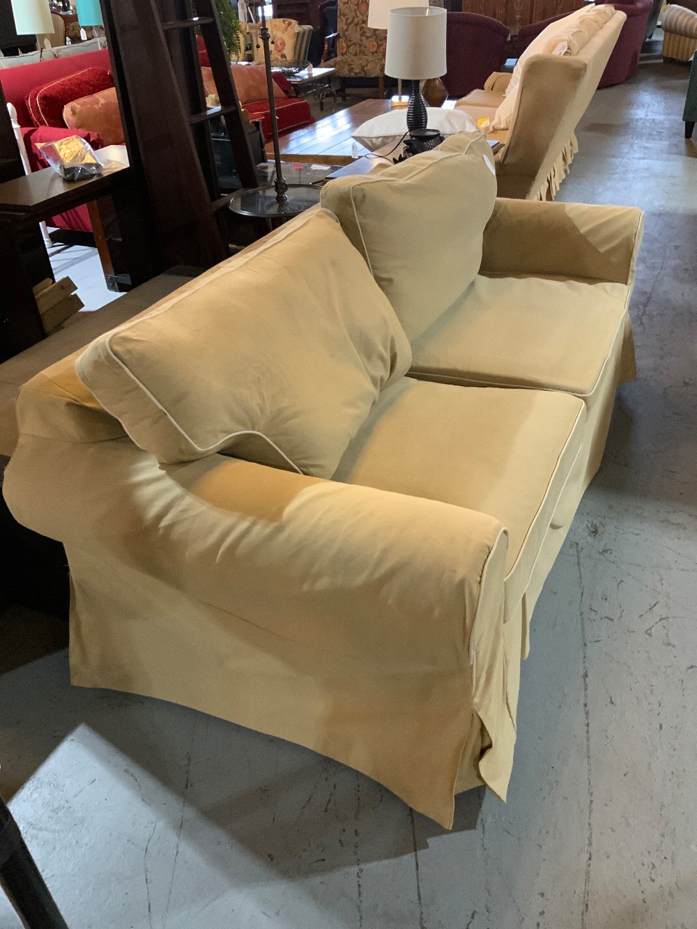 Tan Sleeper Sofa