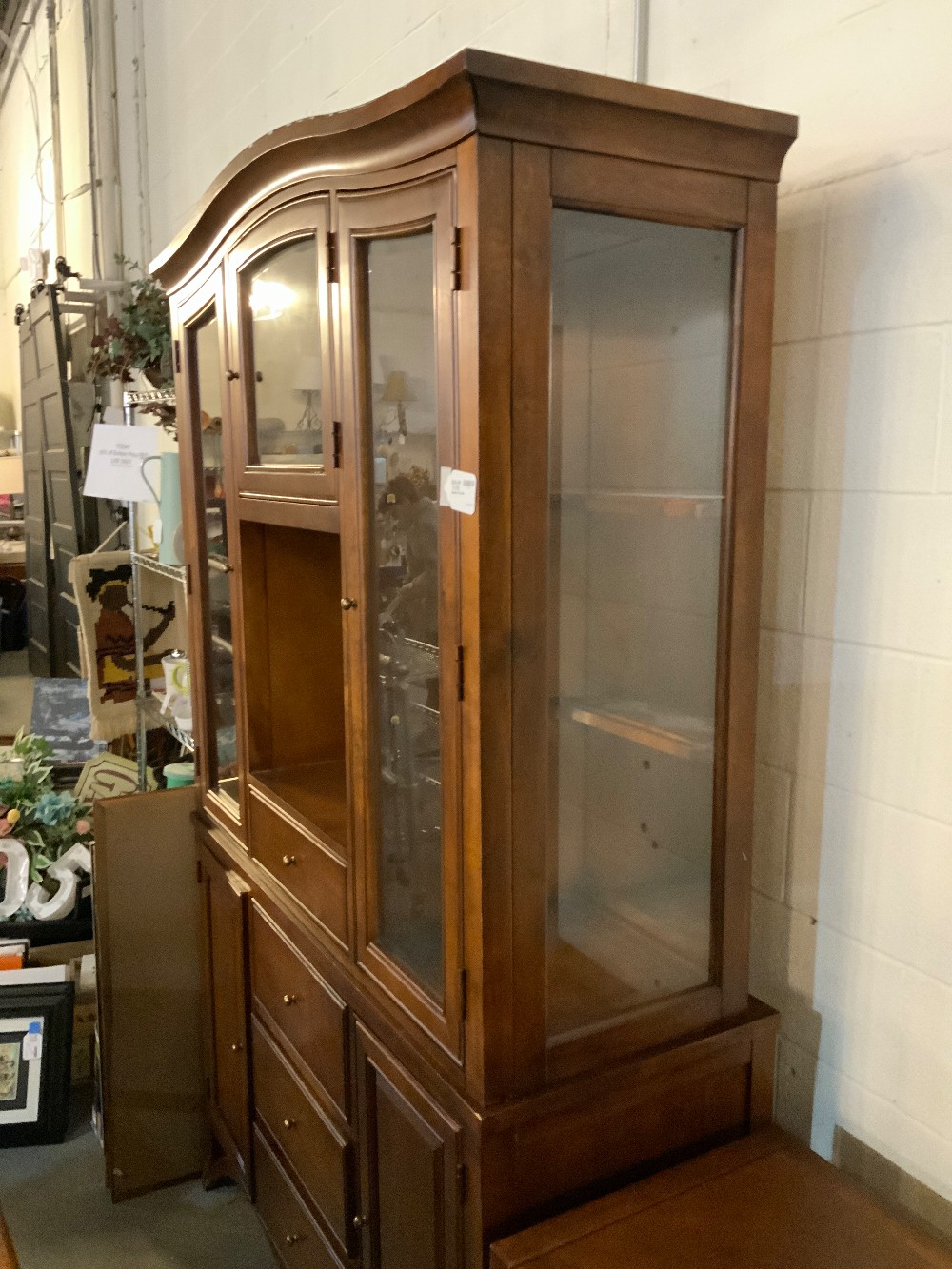 Wood 2 Pc Hutch