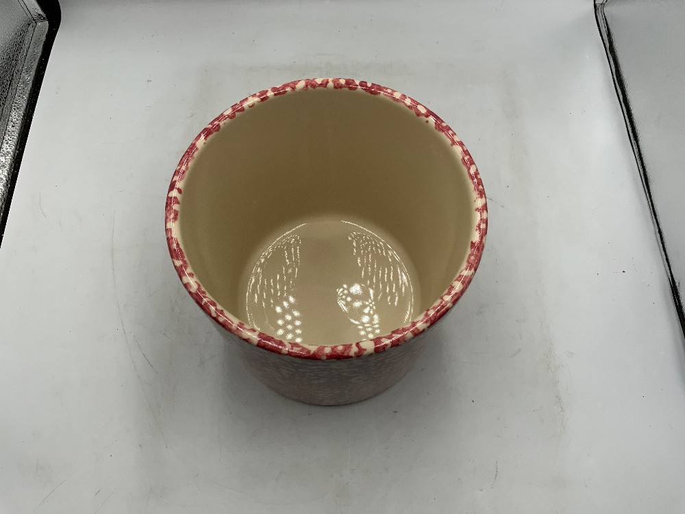 Large Gerald Hen Spongeware Canister