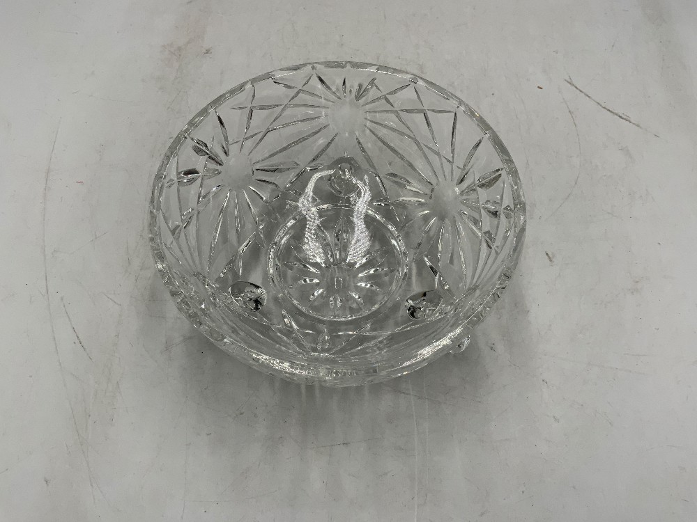 Footed Glass Candy Dish