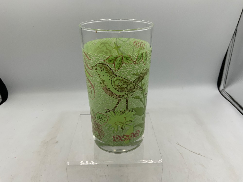 Glasses with Birds - Set of 6