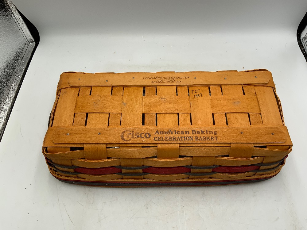 Longaberger 1993 Crisco Bread Basket