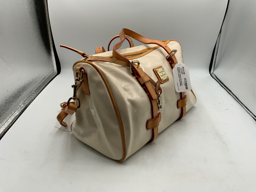 Dooney & Bourke White Patent Leather Handbag