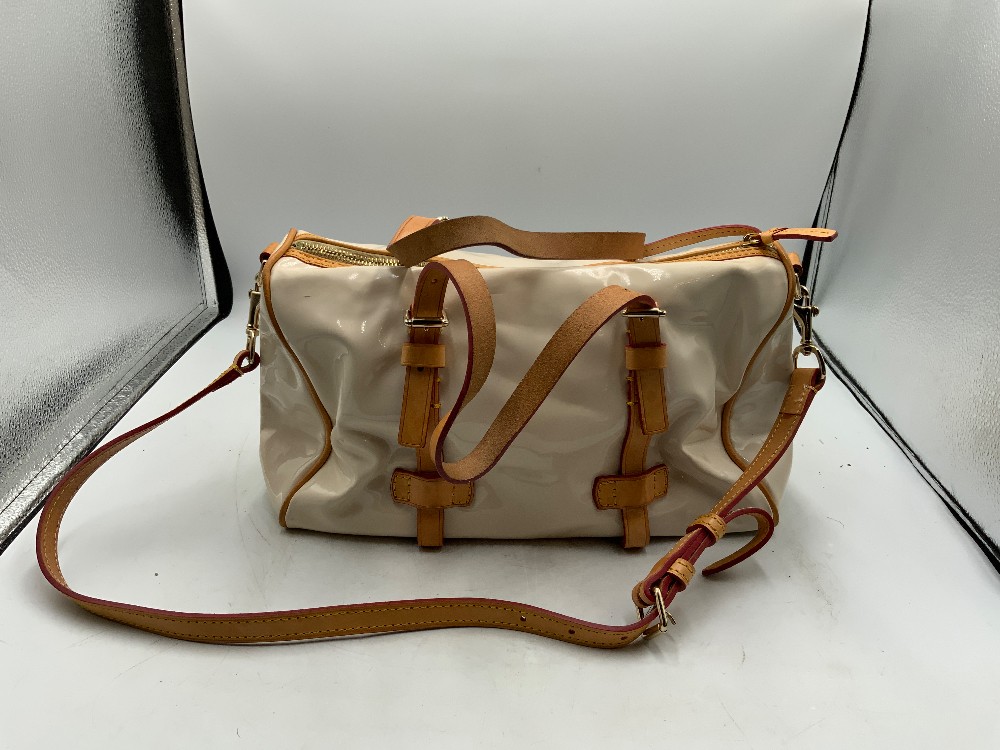 Dooney & Bourke White Patent Leather Handbag