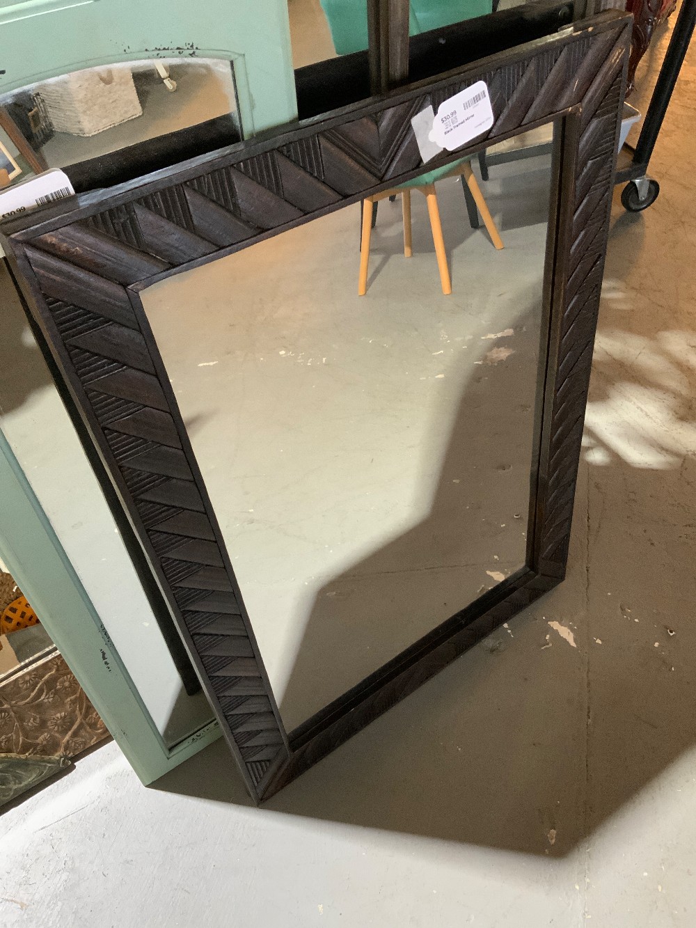 Black Framed Mirror