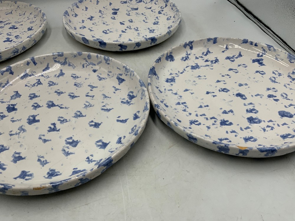 Byebee Pottery Set of 6 Plates **AS IS**