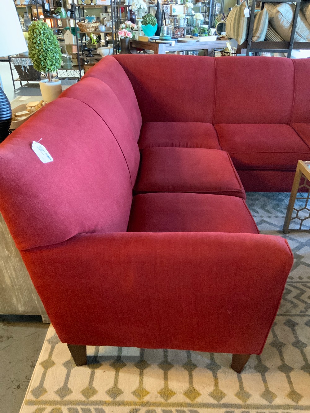 Red Sectional Sofa