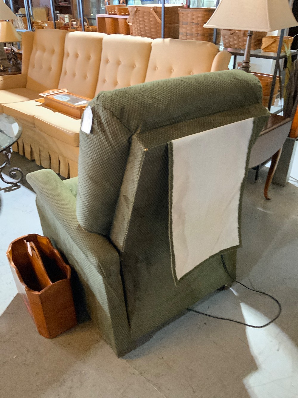 Green Lift Chair - AS IS