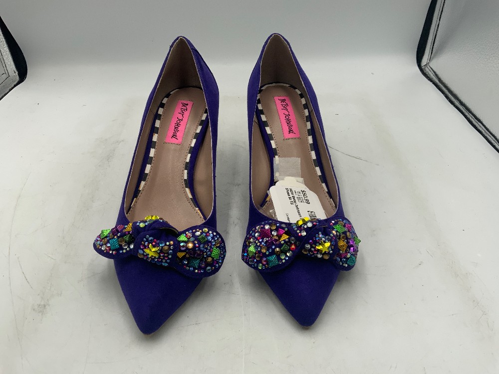 NEW Betsy Johnson Purple Shoes Sz 7.5