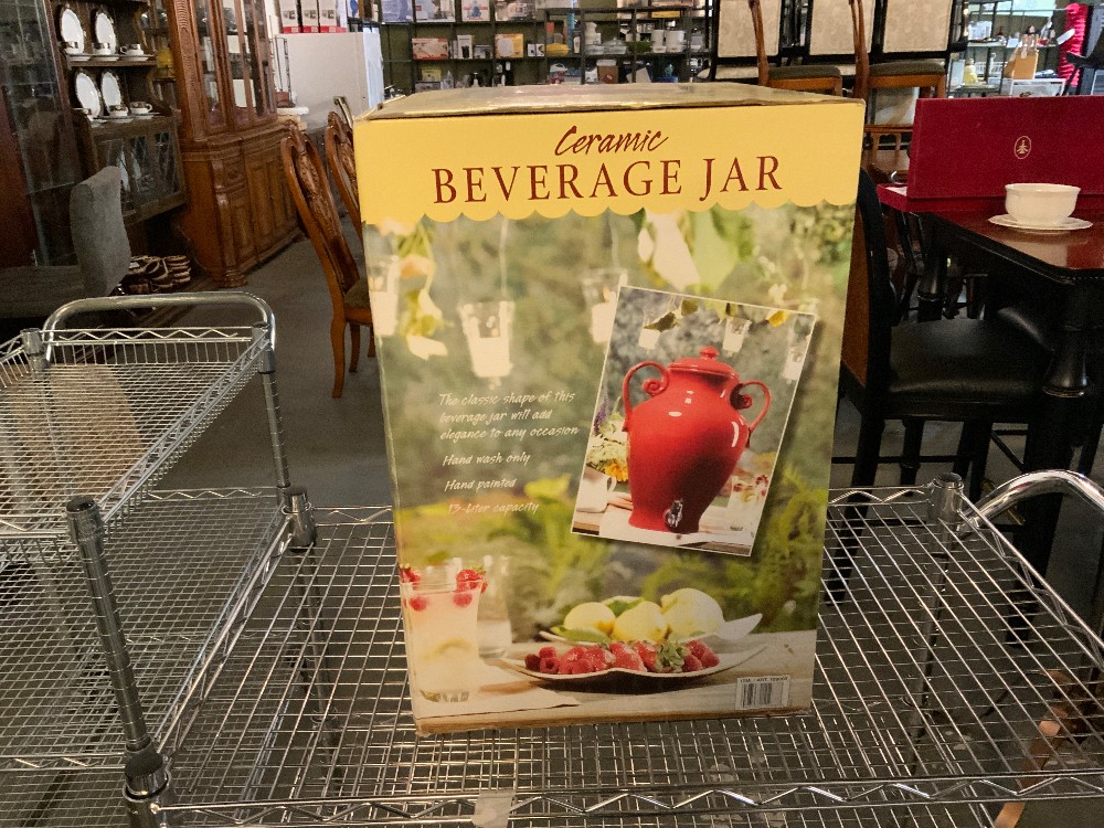 Ceramic Beverage Jar