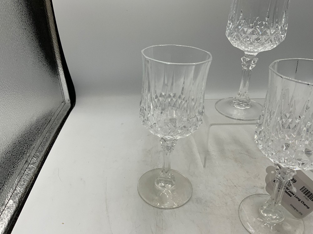 Cristal D'Arques Long Champ Set of 4 Glasses