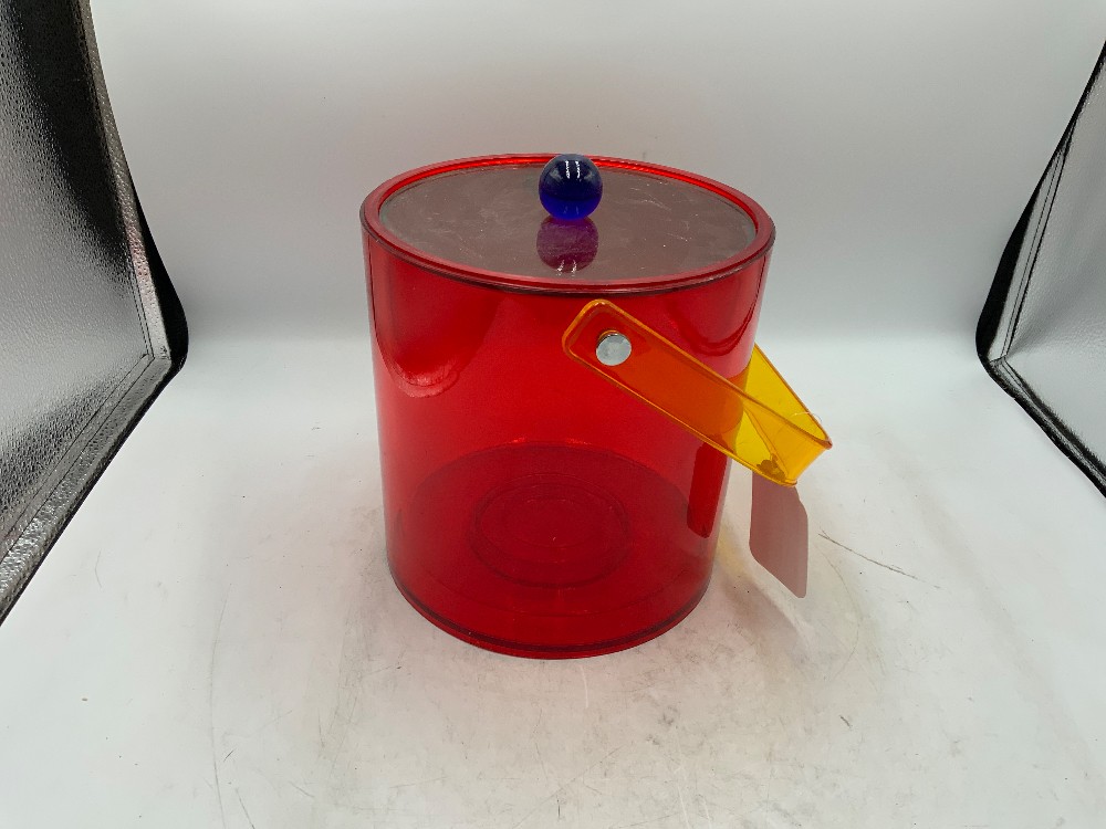 Vintage Acrylic Ice Bucket