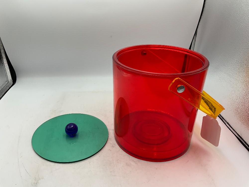 Vintage Acrylic Ice Bucket