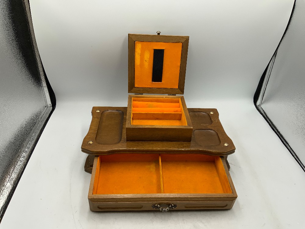 Vintage Wood Jewelry Box