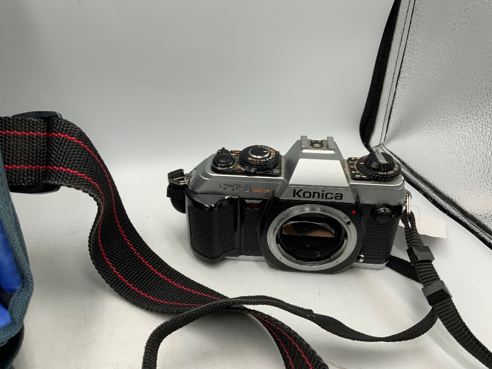 Vintage Konica FT-1 Moter Camera in BAg