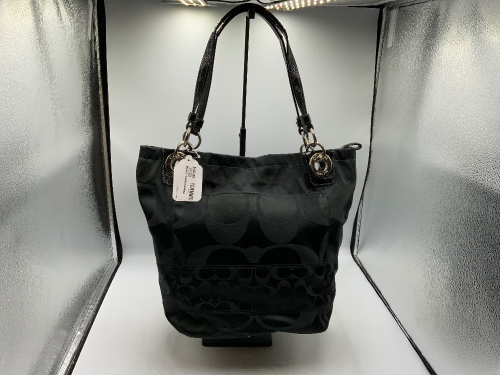 Black C - Coach Handbag