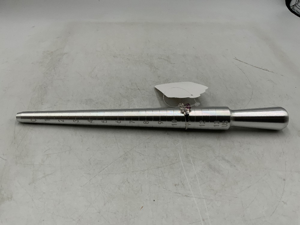 925 Pink White JTV Ring Sz 11