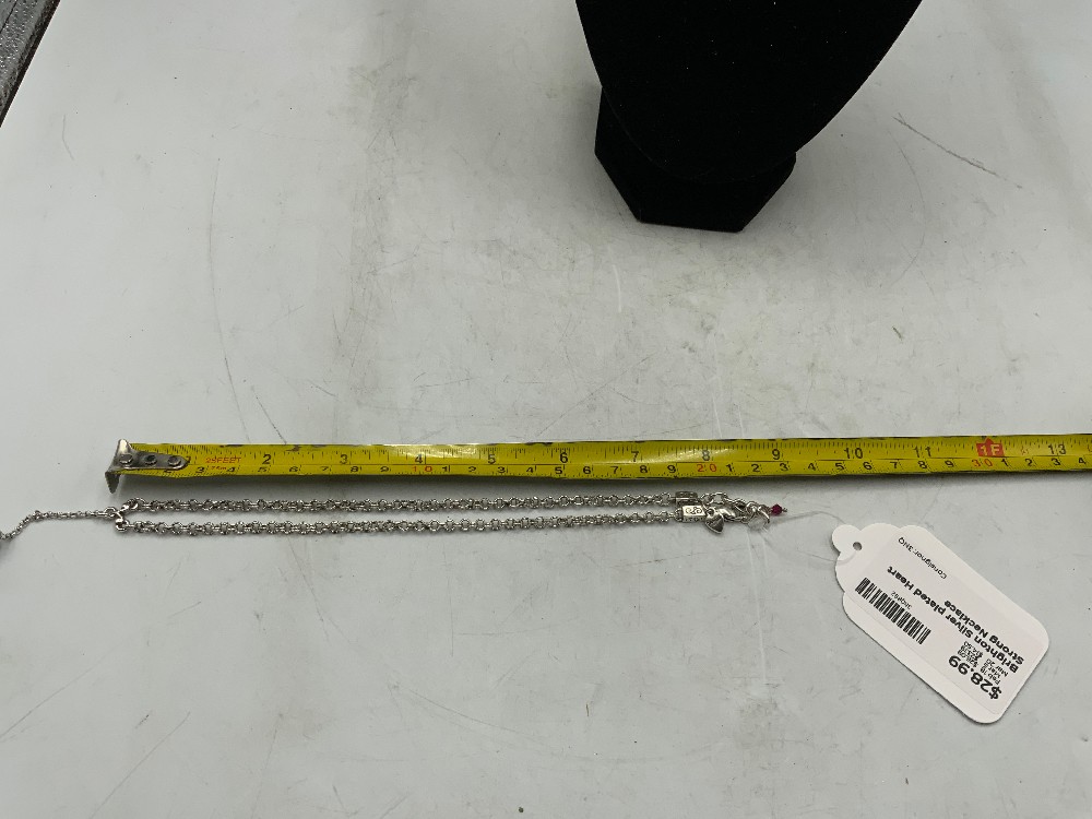 Brighton Silver plated Heart Strong Necklace