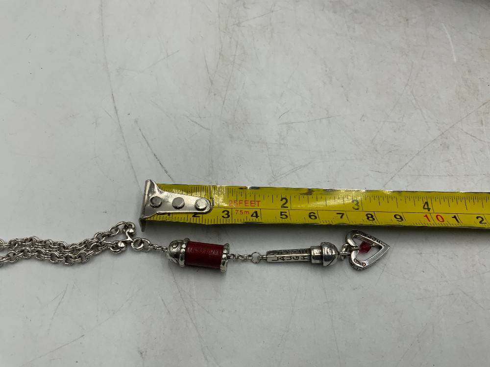 Brighton Silver plated Heart Strong Necklace