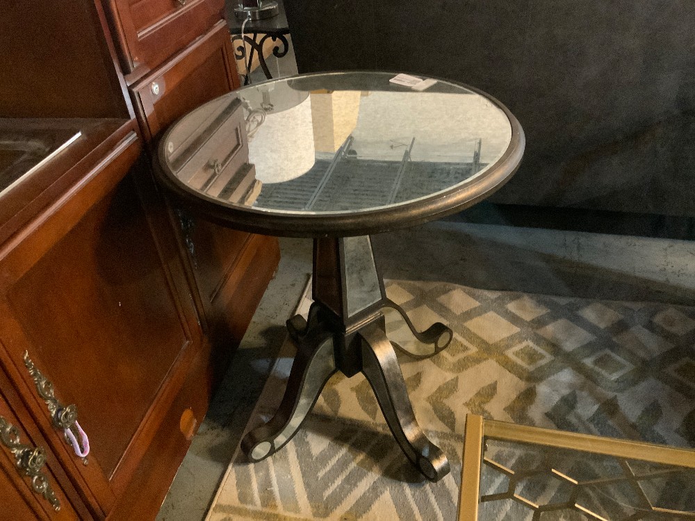 NEW Uttermost Mirrored Gold End Table
